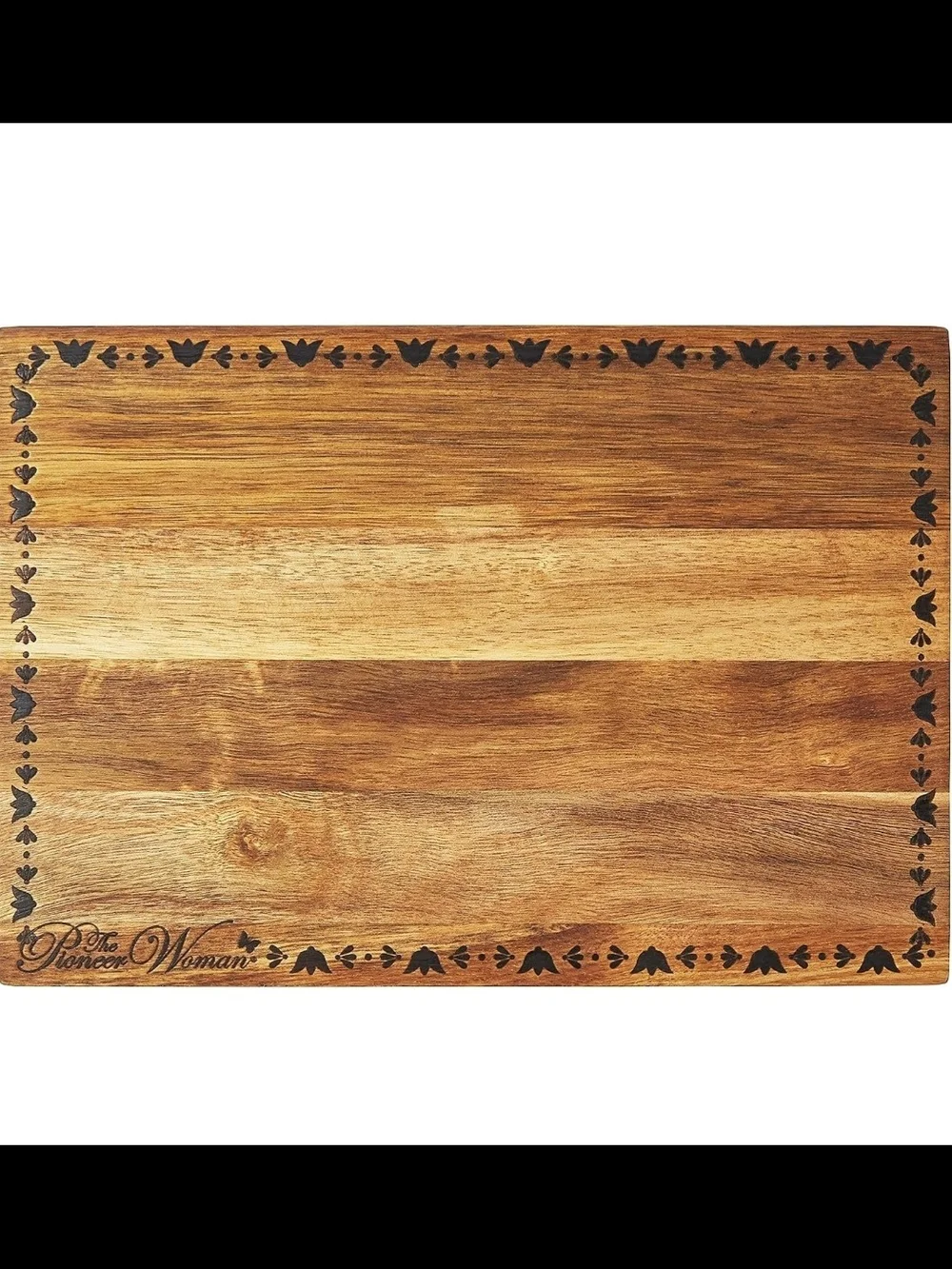 The Pioneer Wooded Board and Spatula.